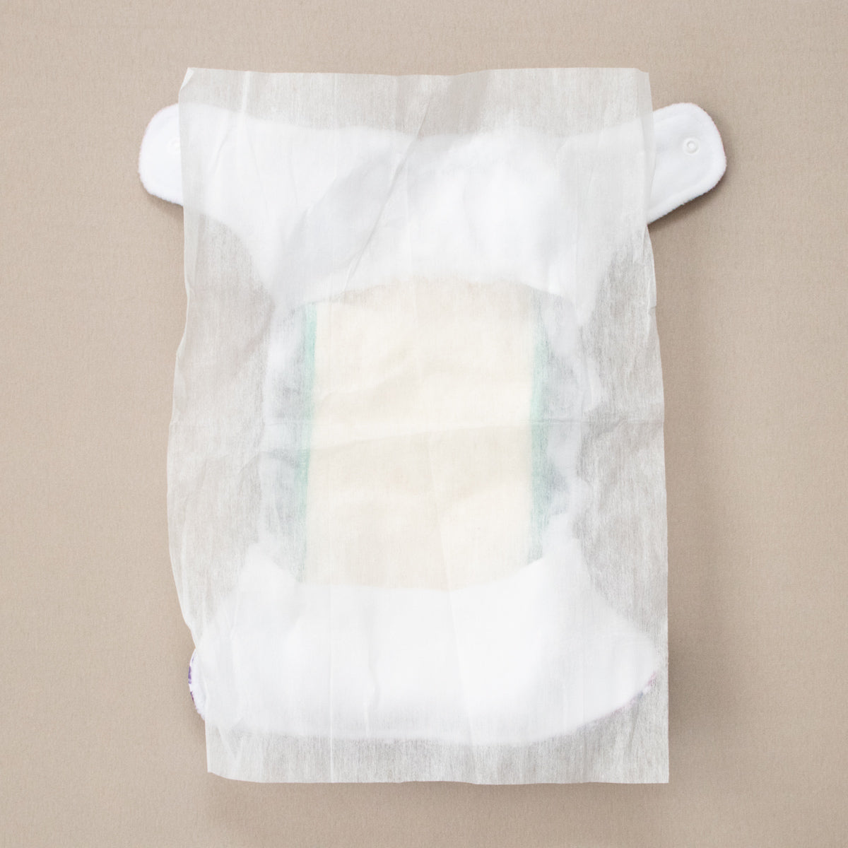 Doodush lange, breite Saugeinlage Größe L grün (12×70 cm) Prefold/vorgefaltete Einlage von Doodush bei wandelwissen.com