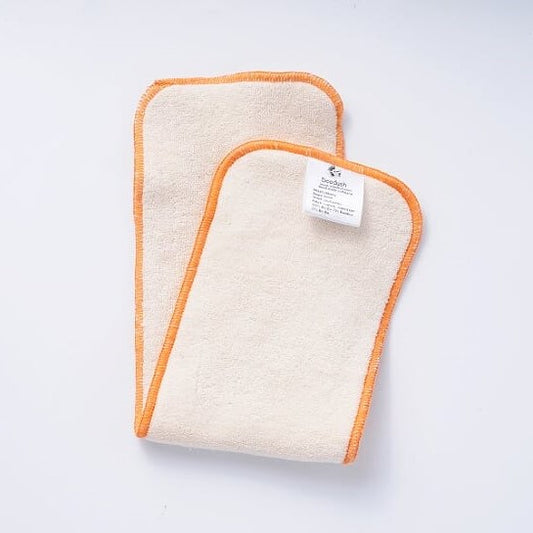 Doodush kurze, schmale Saugeinlage orange (10×35 cm) Prefold/vorgefaltete Einlage von Doodush bei wandelwissen.com