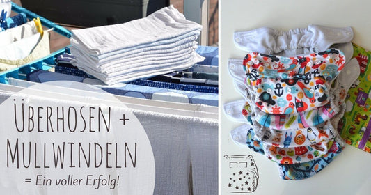 Überhosen + Mullwindel überzeugt