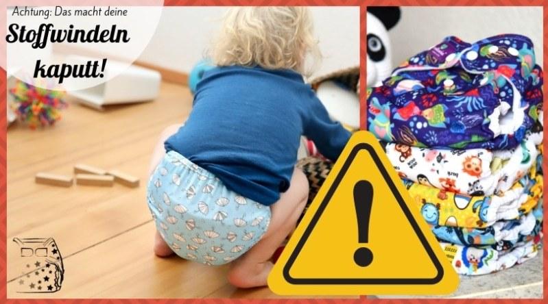 21 Dinge, die deine Stoffwindeln kaputt machen: Weichspüler, Waschmittel, Trockner und mehr