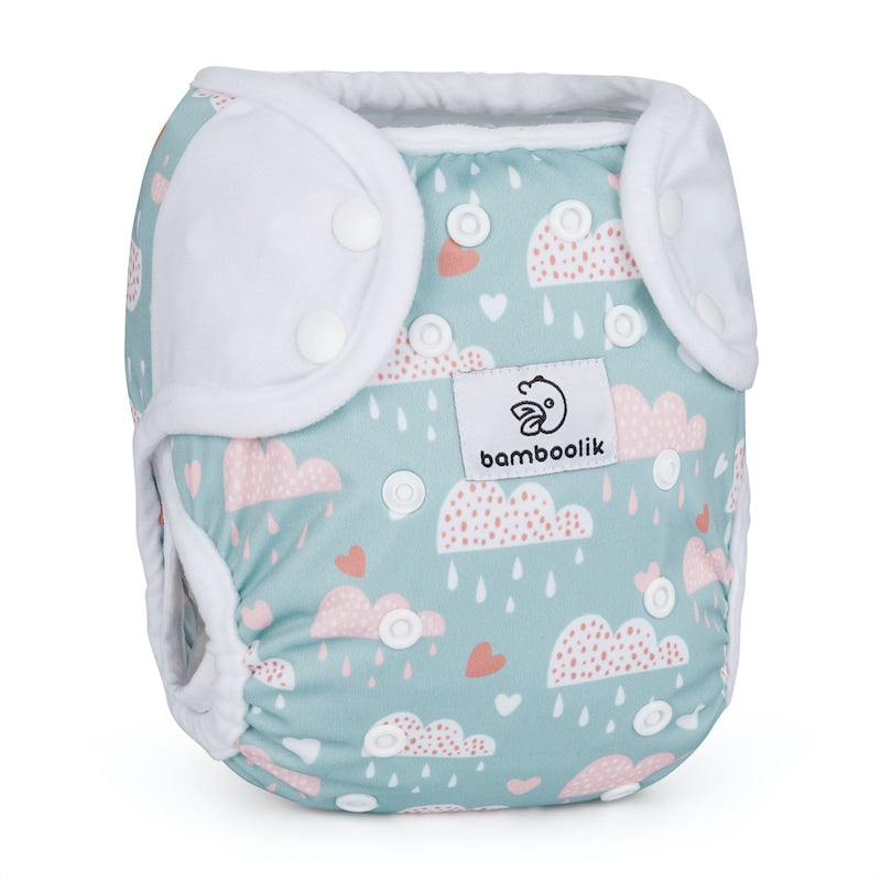 Bamboolik DUO mitwachsende PUL-Überhose (One Size: 4-15 kg)