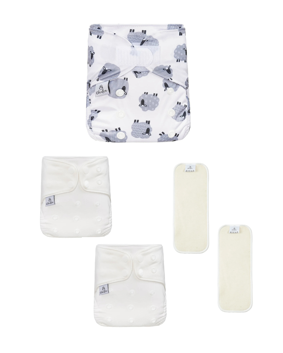 Stoffwindel Set für die Nacht (One Size 4-14 kg) - 8% Rabatt