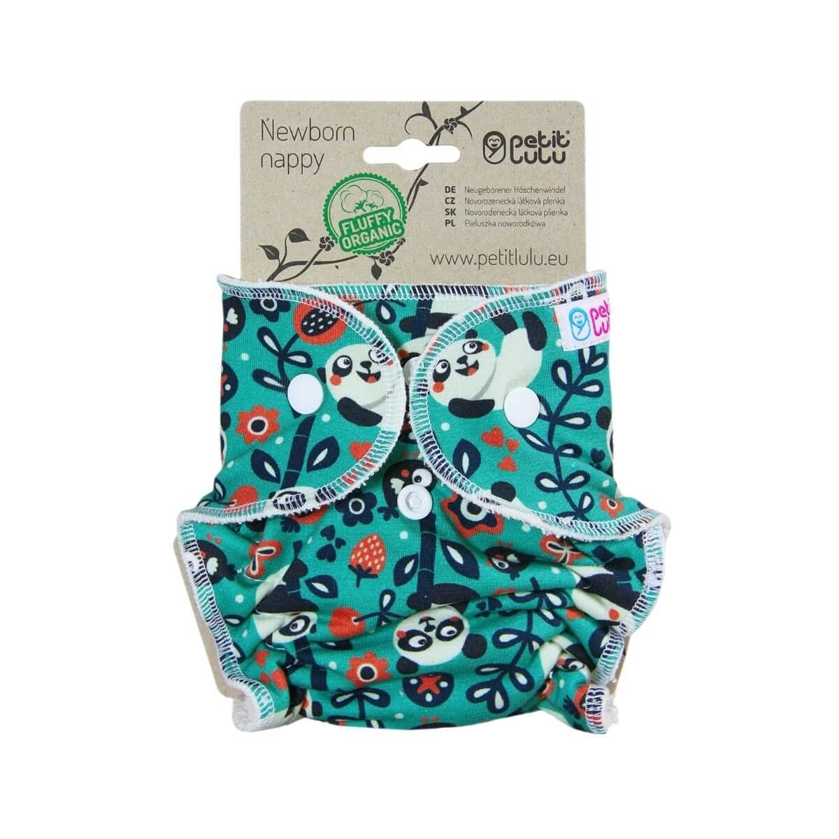 Petit Lulu Fluffy Organic Neugeborenen-Höschenwindel (2 – 6 kg) Höschenwindel von Petit Lulu bei wandelwissen.com