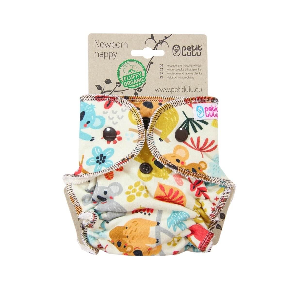 Petit Lulu Fluffy Organic Neugeborenen-Höschenwindel (2 – 6 kg) Höschenwindel von Petit Lulu bei wandelwissen.com