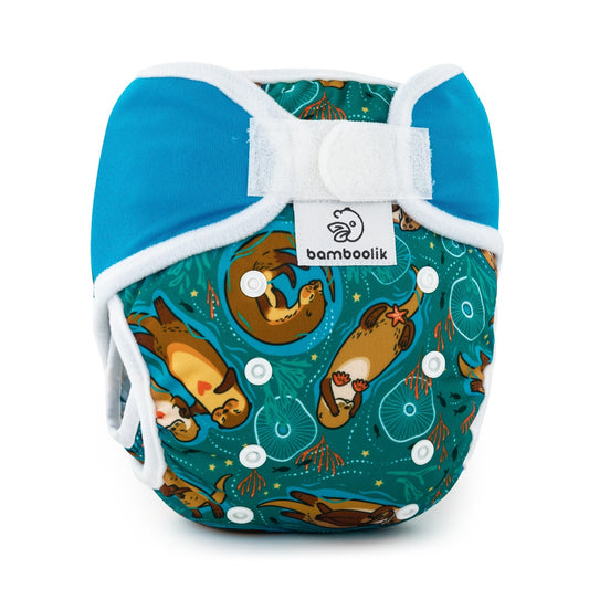 Bamboolik DUO mitwachsende PUL-Überhose (One Size: 4-15 kg) Überhose/All-in-2 von Bamboolik bei wandelwissen.com