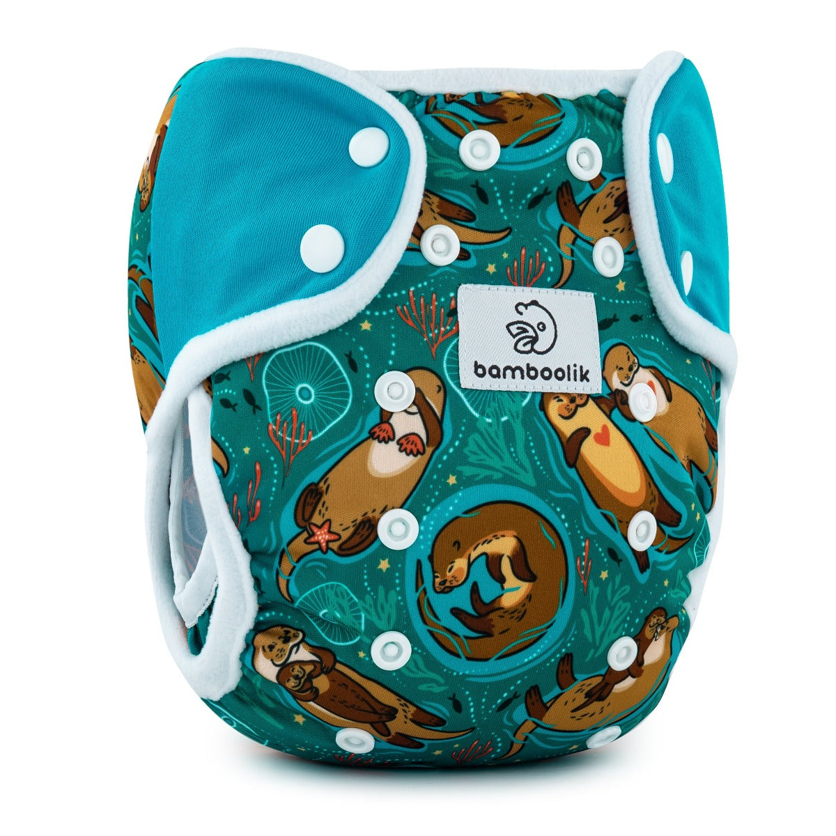 Bamboolik DUO mitwachsende PUL-Überhose (One Size: 4-15 kg) Überhose/All-in-2 von Bamboolik bei wandelwissen.com