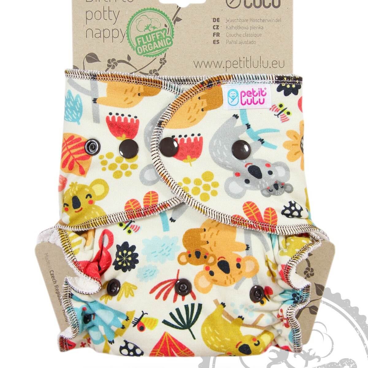 Petit Lulu One Size Höschenwindel Fluffy Organic (5–16 kg) Höschenwindel von Petit Lulu bei wandelwissen.com