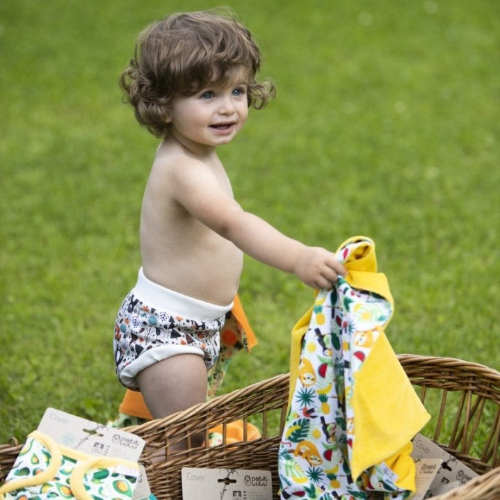 Petit Lulu Trainingsunterhosen Fluffy Organic
