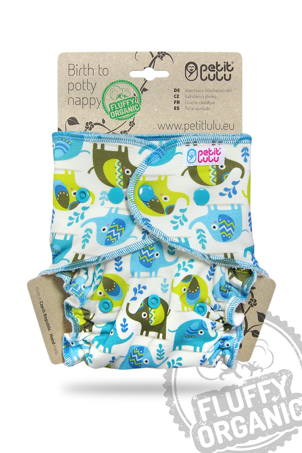 Petit Lulu One Size Höschenwindel Fluffy Organic (5–16 kg)