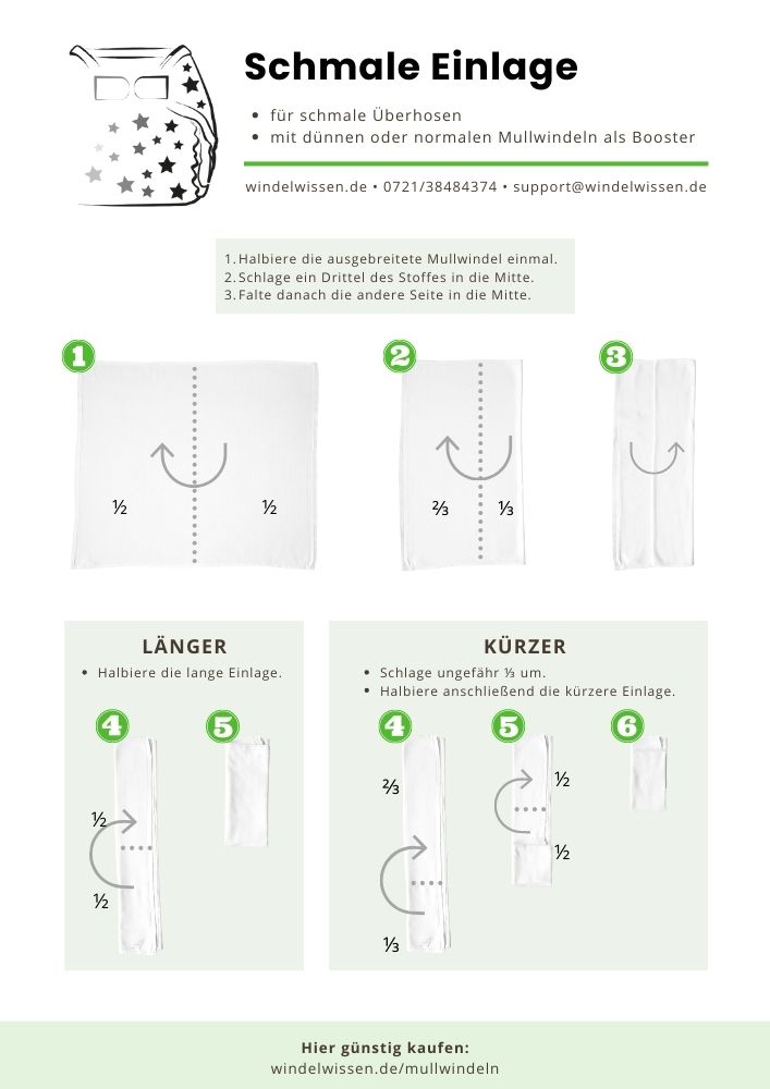 Günstiges Ohalea Sparpaket fürs Mullwindeln wickeln (4-14 kg) - 9% Rabatt