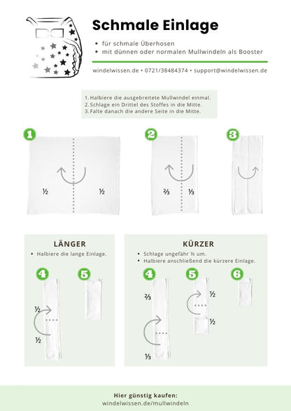 Günstiges Ohalea Sparpaket fürs Mullwindeln wickeln (4-14 kg) - 9% Rabatt